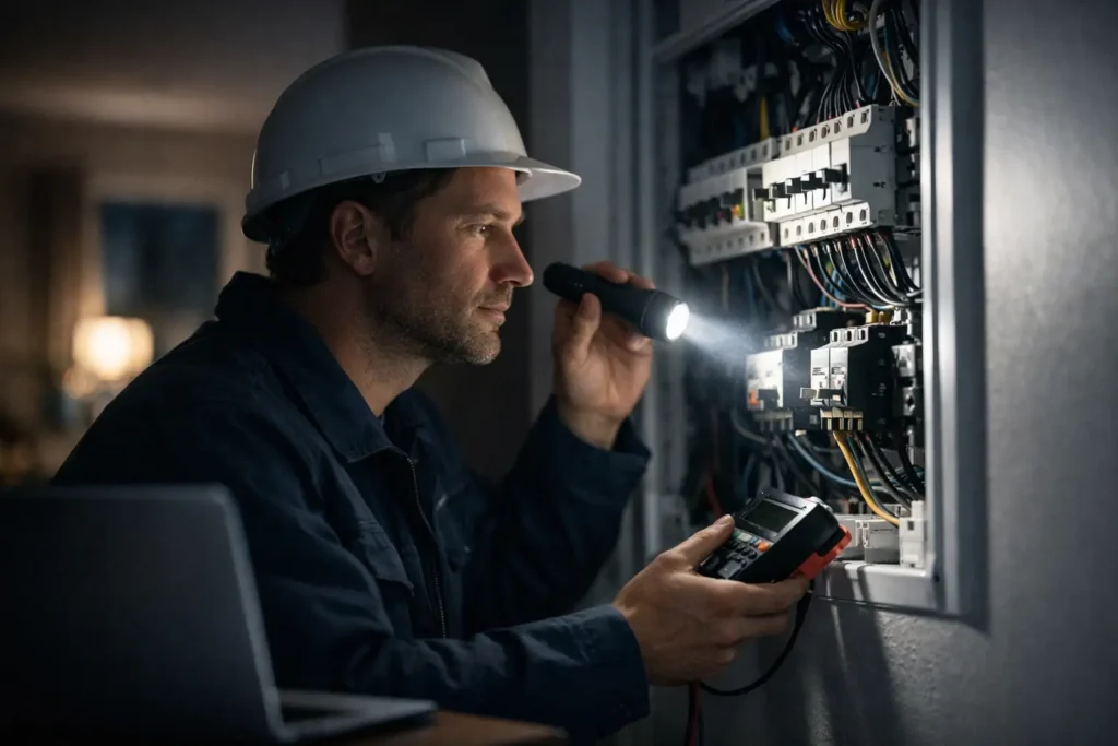 Stroomstoring oplossen zonder giswerk
