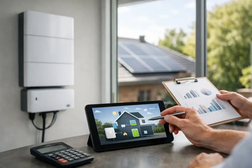 Thuisbatterij capaciteit berekenen doe je zo